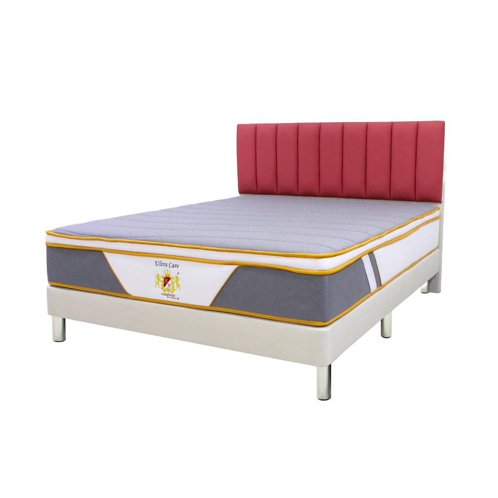 SLEEPNIGHT Ultra Care ( 10″) – 100% Natural Latex/ Euro Top/ Orthopaedic Individual Pocket Spring/ Firm