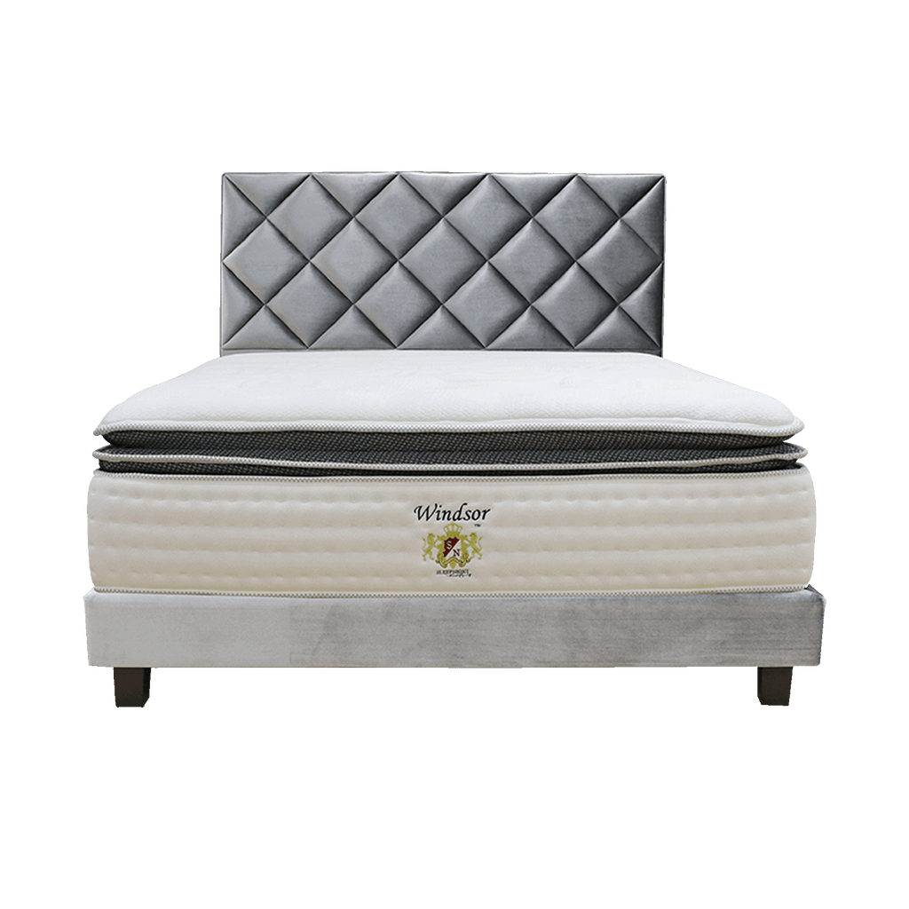 SLEEPNIGHT Windsor – (15″) PLASSPRING Mattress / 100% Natural Latex/ PLASSPRING® coil/ Medium Firm