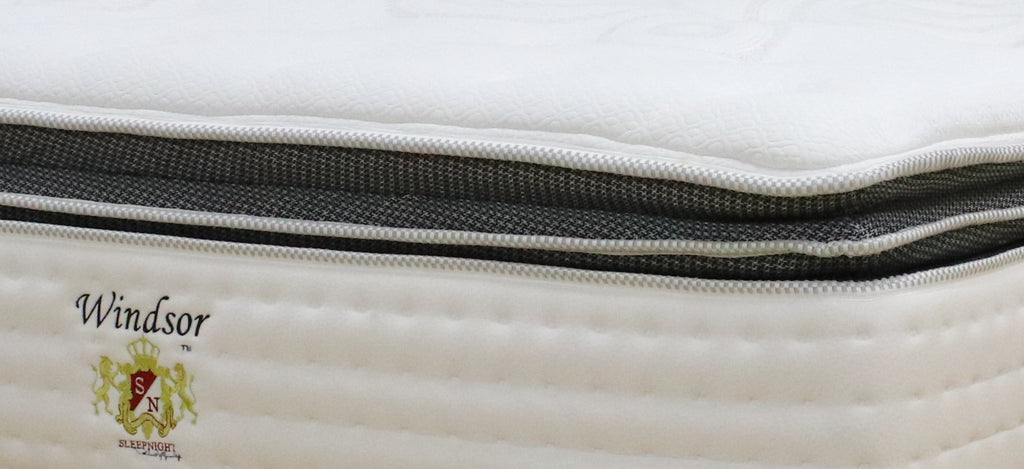SLEEPNIGHT Windsor – (15″) PLASSPRING Mattress / 100% Natural Latex/ PLASSPRING® coil/ Medium Firm
